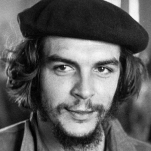 My favorite communist, Che Guevarra. I Iove his hairy face, don't you?  Picture was from www.biography.com 